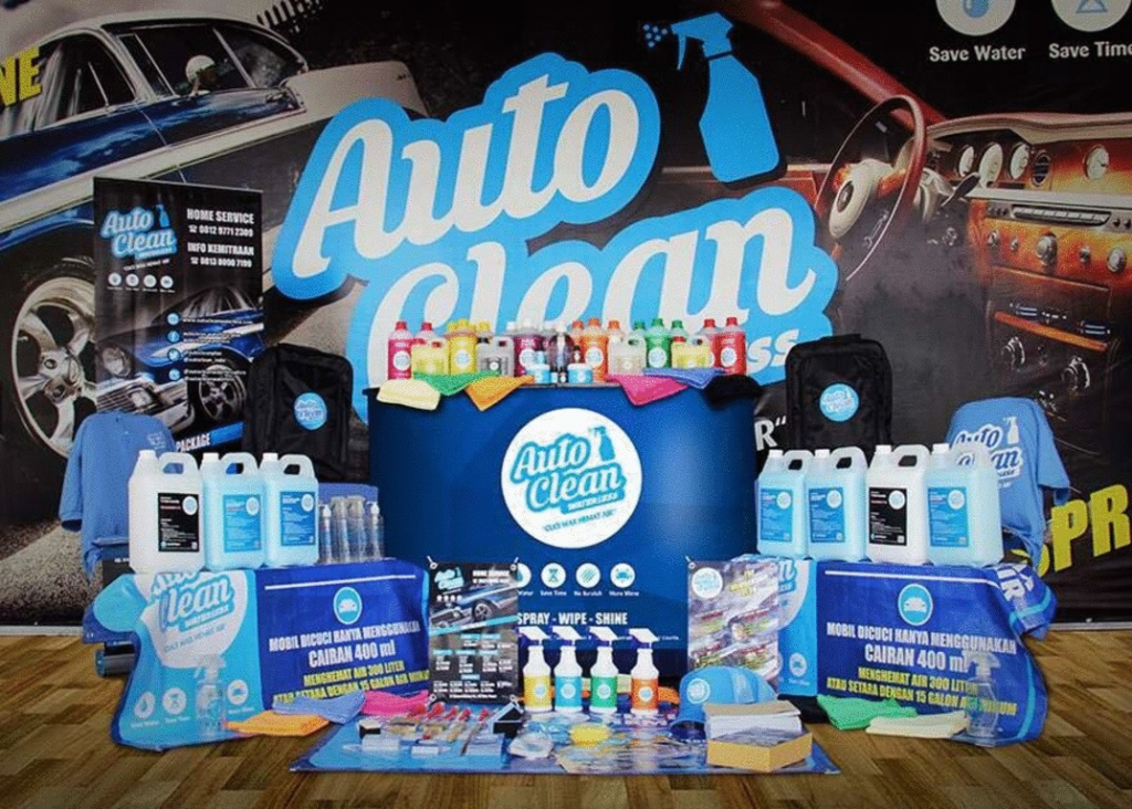 Franchise AutoClean, franchise cuci kendaraan, bisnis cuci mobil, peluang usaha autowash, waralaba cuci kendaraan