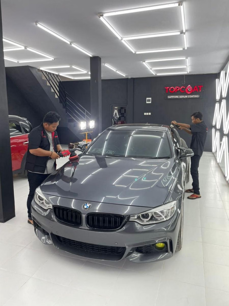 Franchise Topcoat, franchise coating mobil, bisnis detailing kendaraan, peluang usaha otomotif, franchise perawatan mobil